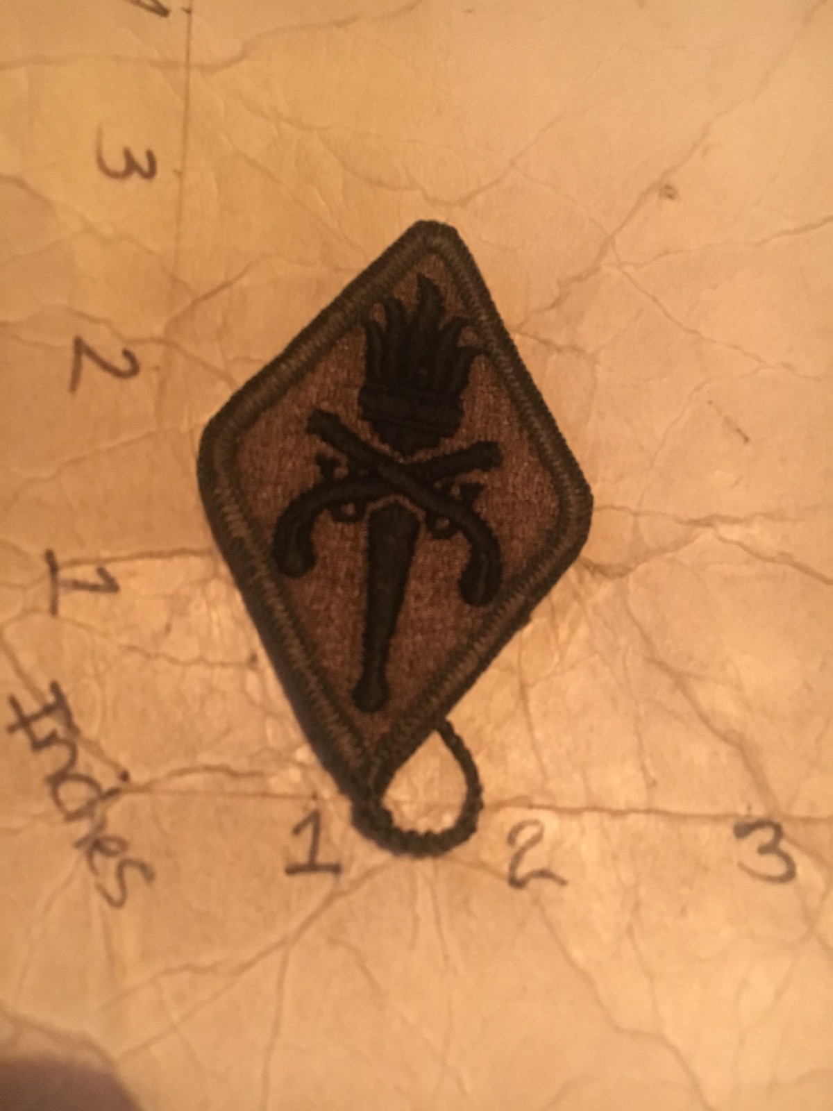US Army M.P. Center & School m/e subdued patch 10/9/25