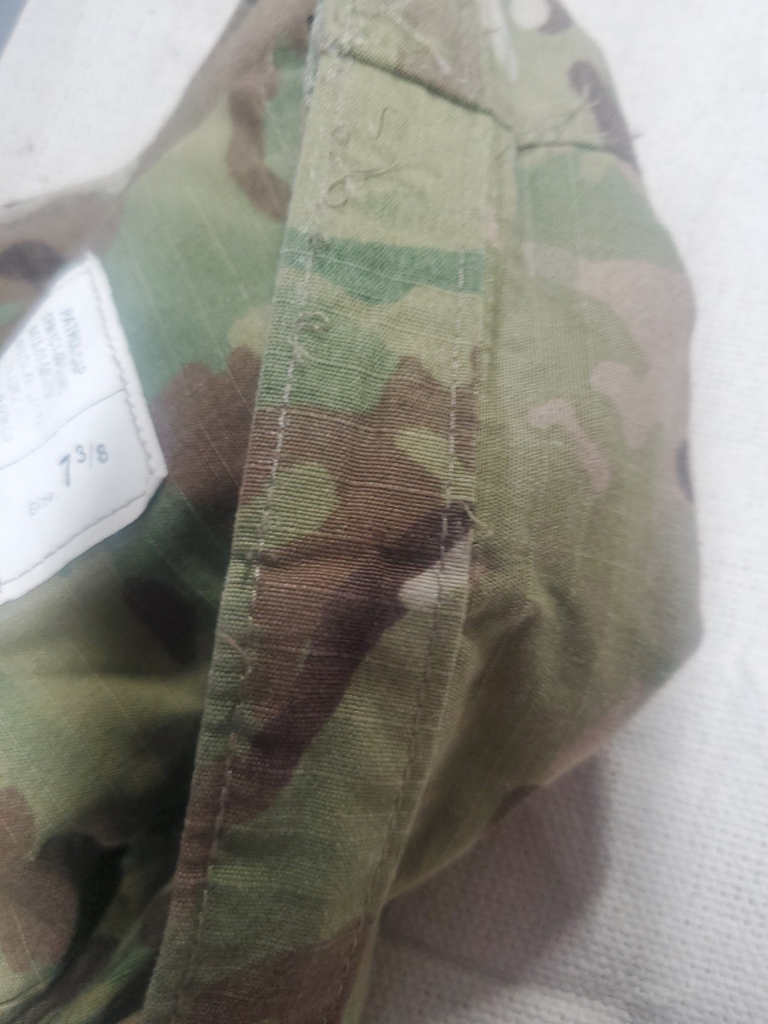 Used Patrol Cap Hat Size 7 3/8
