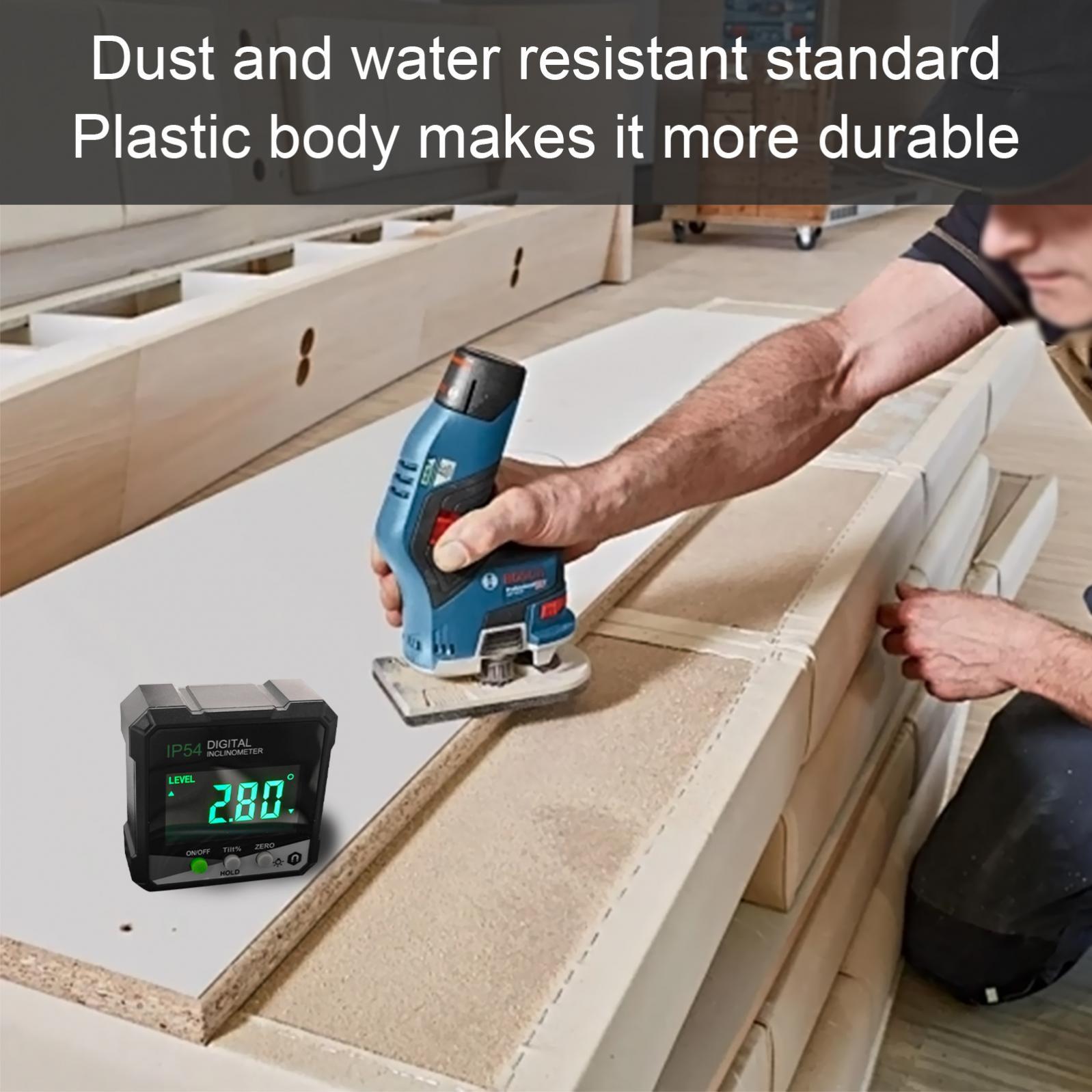 Digital Angle Gauge Magnetic Protractor Inclinometer Level Angle Finder