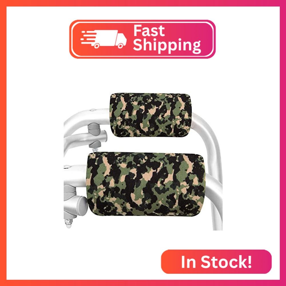 SPRING SEAON Walker Hand Grip Covers Padded for Rollators, 2-Pack