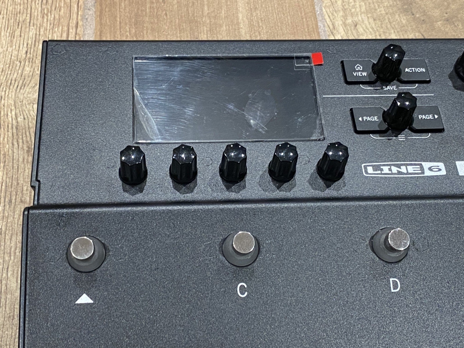 Line 6 POD Go Guitar Multi-Effects Pedal (With Power adapter)