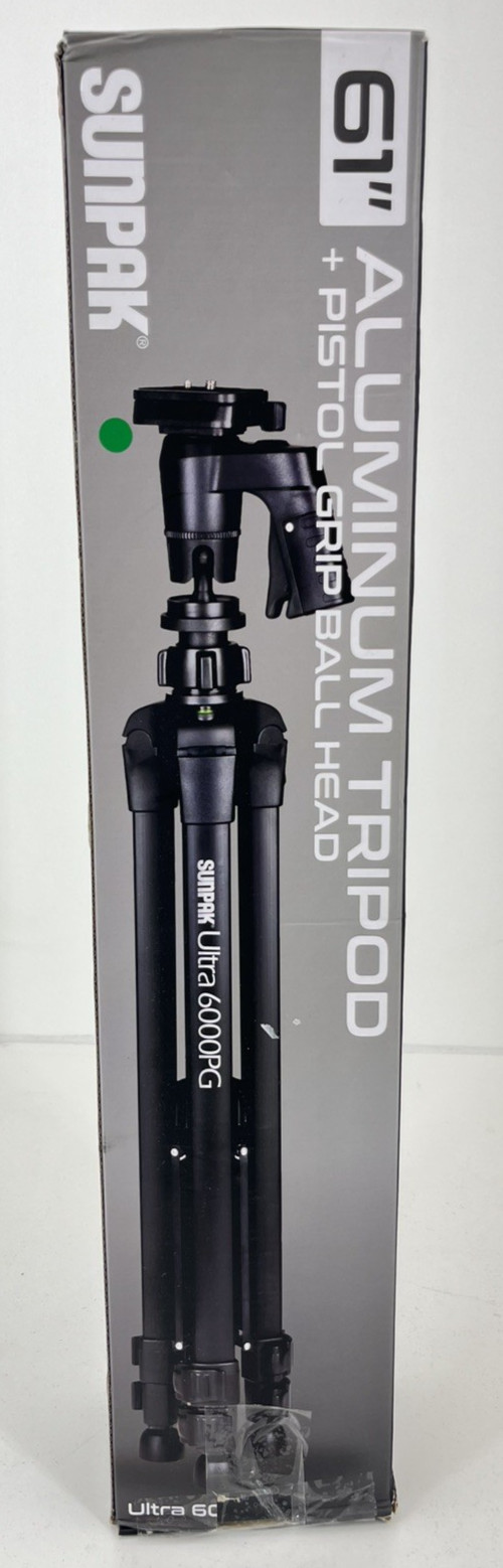 Sunpak - PlatinumPlus Ultra 6000PG 61" Tripod - Black