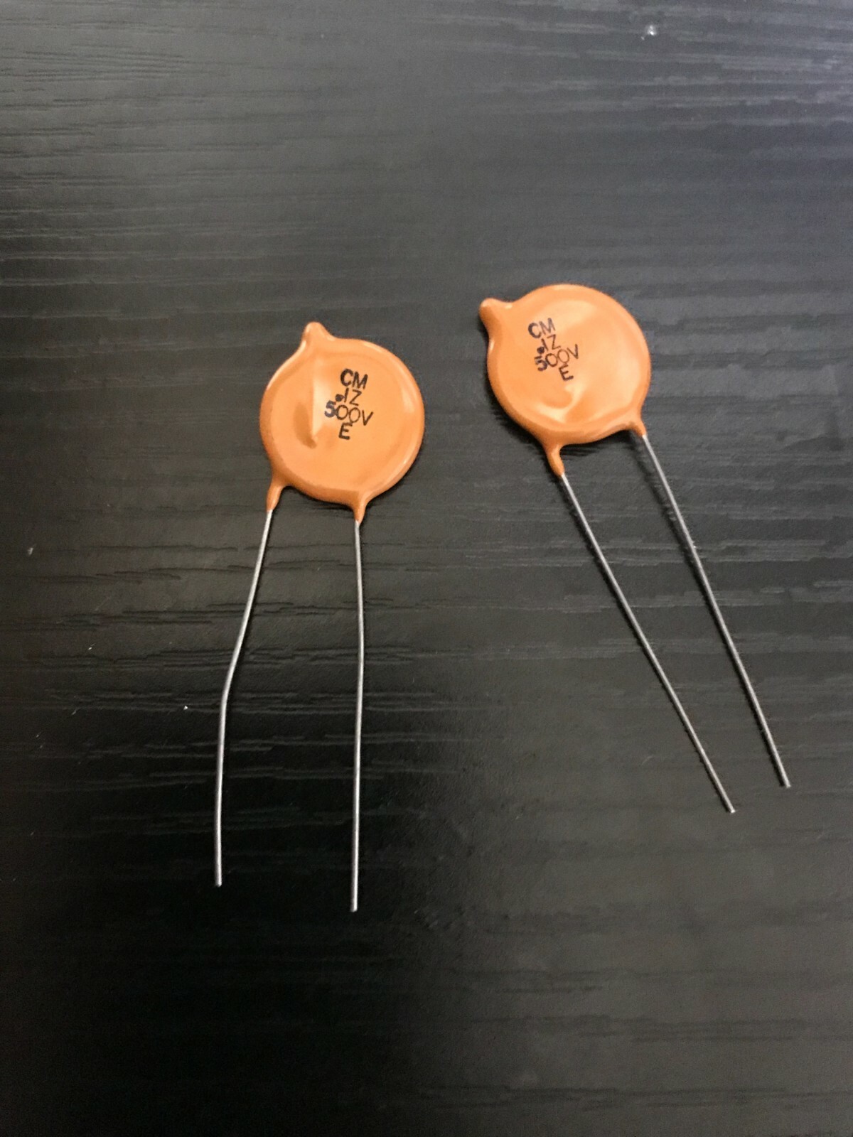 2 pcs NOS Vintage Ceramic Disk .1 uf 500v Guitar Tube Amp Tone Capacitors (QTY 2