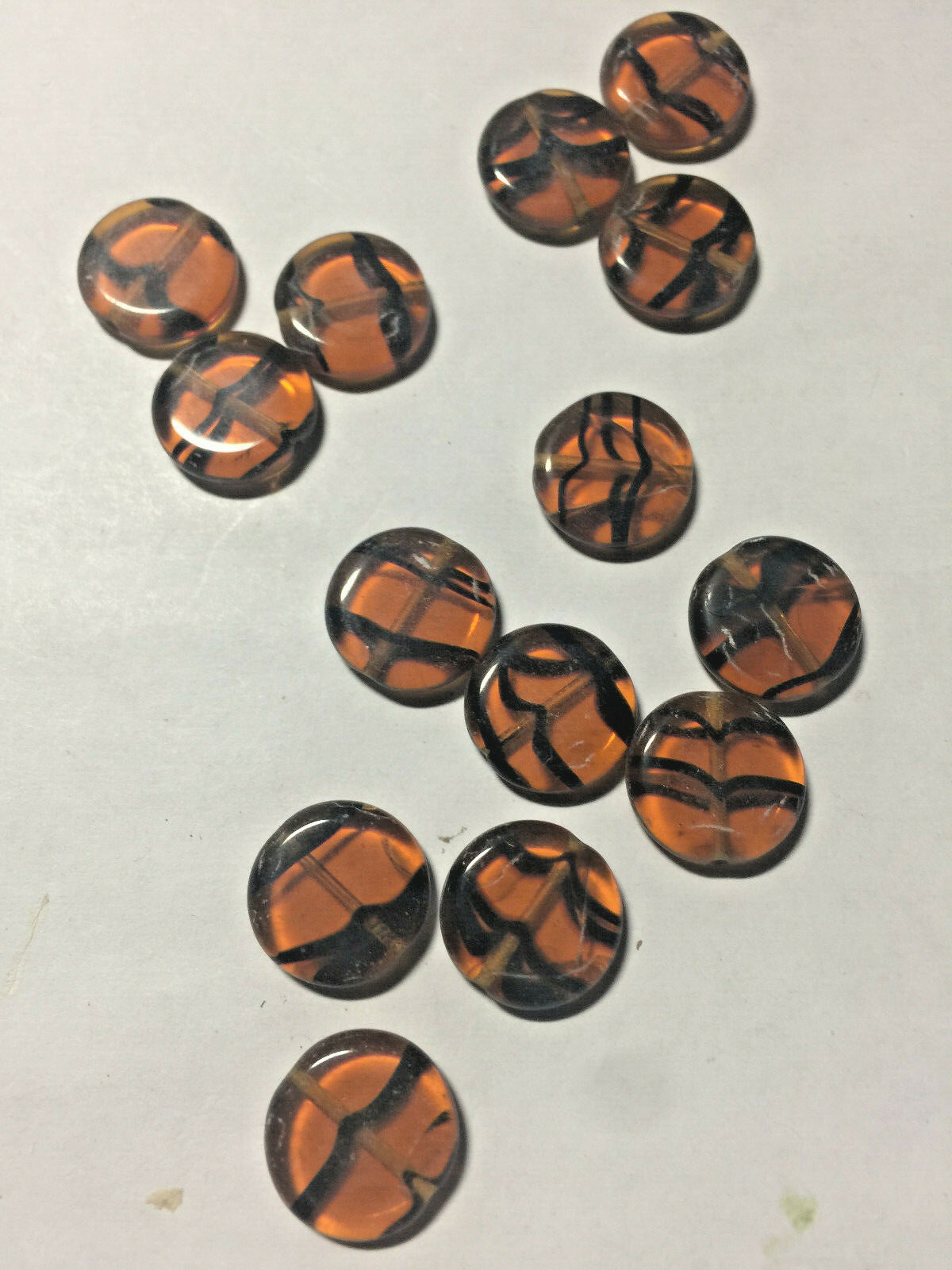 Czech Flat Circle Coin Beads All Sizes