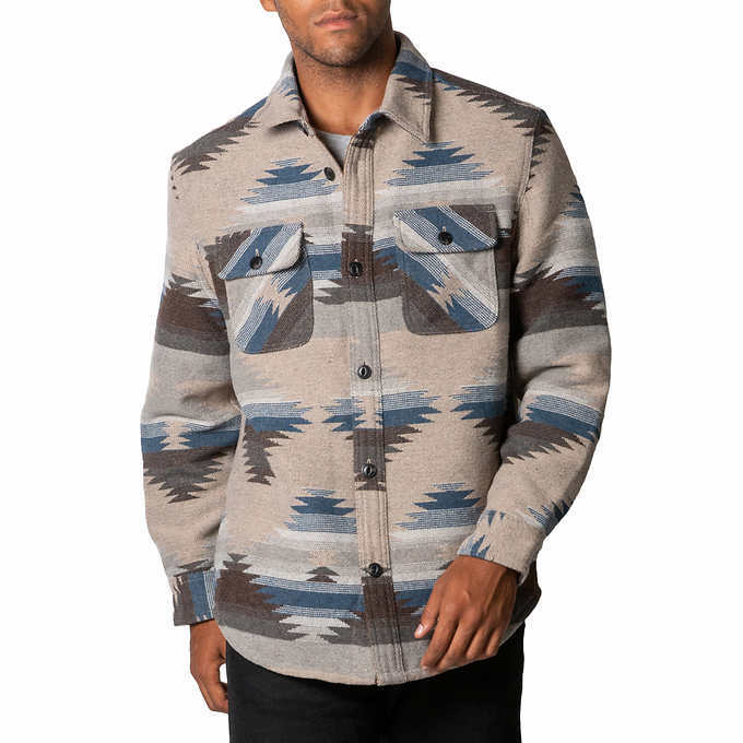 Jachs Men’s Patterned Shirt Jacket XXL 3XL