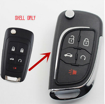 Modify Remote Key shell Case Fob 5B for Chevrolet Equinox Camaro Cruze Spark