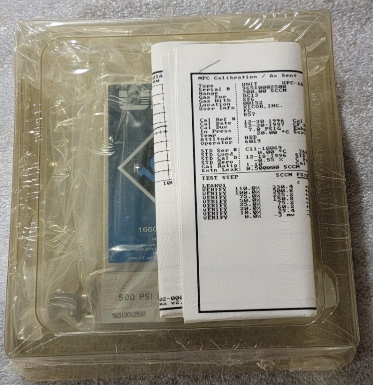Unit Instruments UFC-1660 MFC w/Certs (NOS)  - See details for Gas/Range Avail