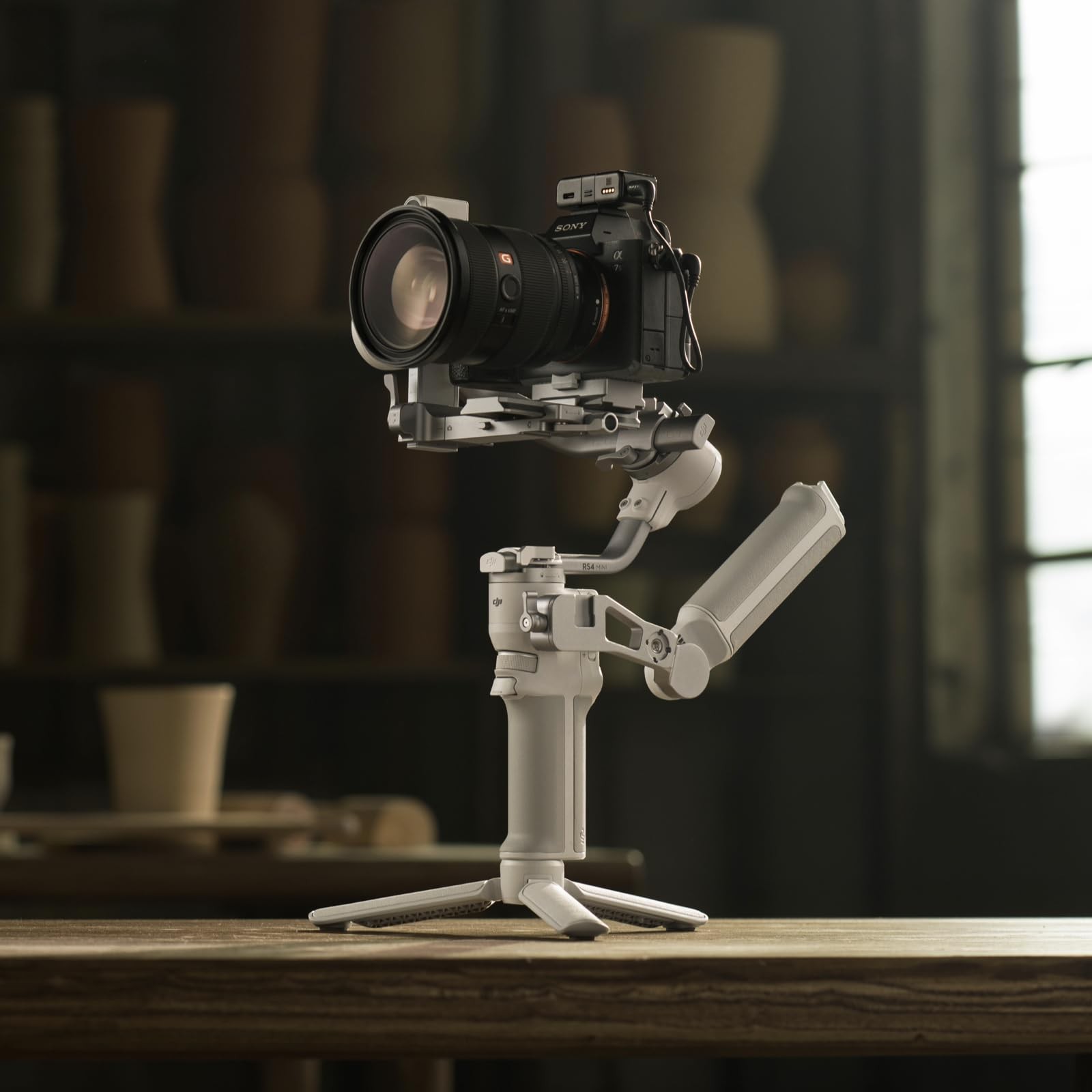DJI RS4 Mini Combo, Gimbal Stabilizer for Camera, Intelligent Tracking