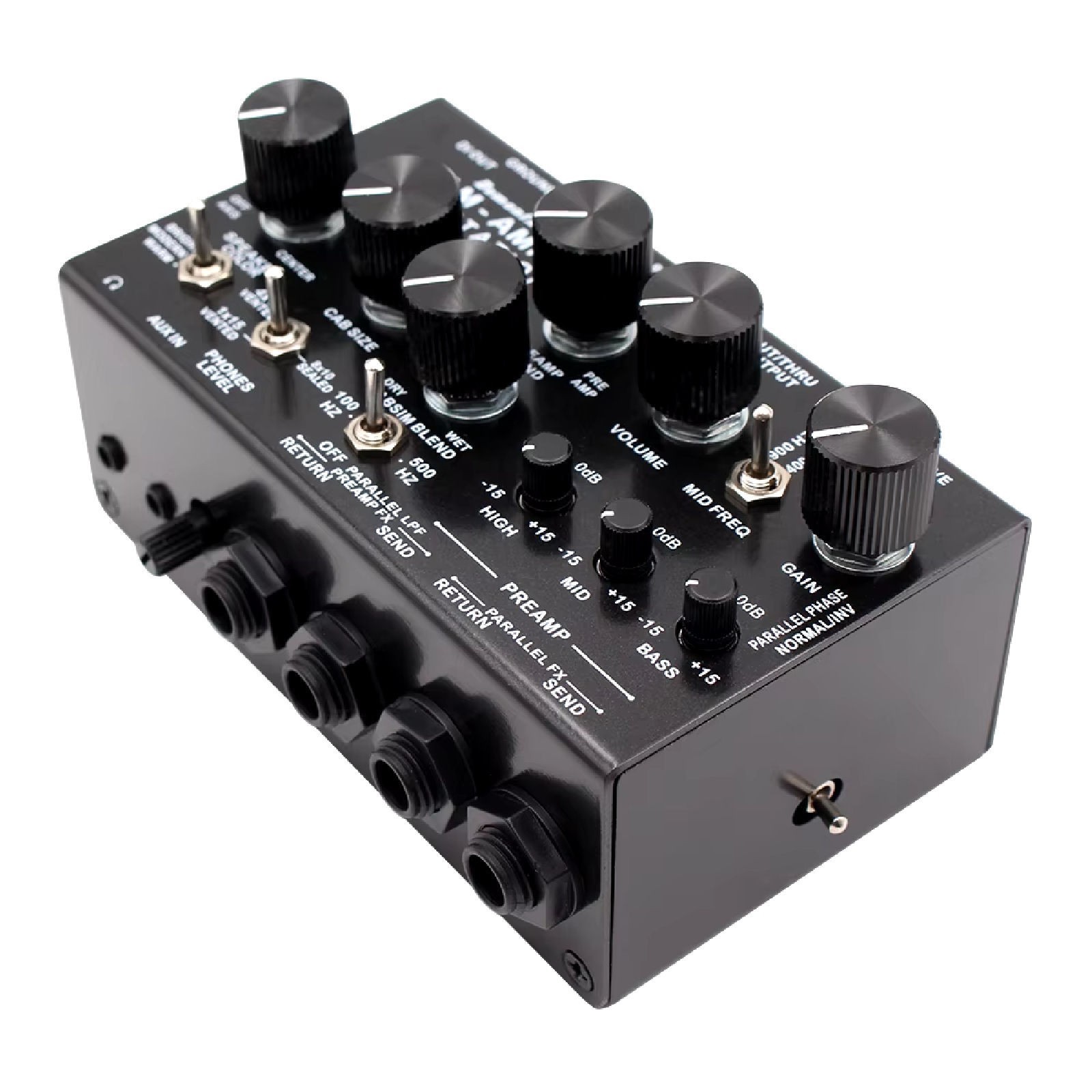 Demonfx SIM-AMP Simplifier Bass Station Preamp Simulator, Power Amp SIM, Stereo