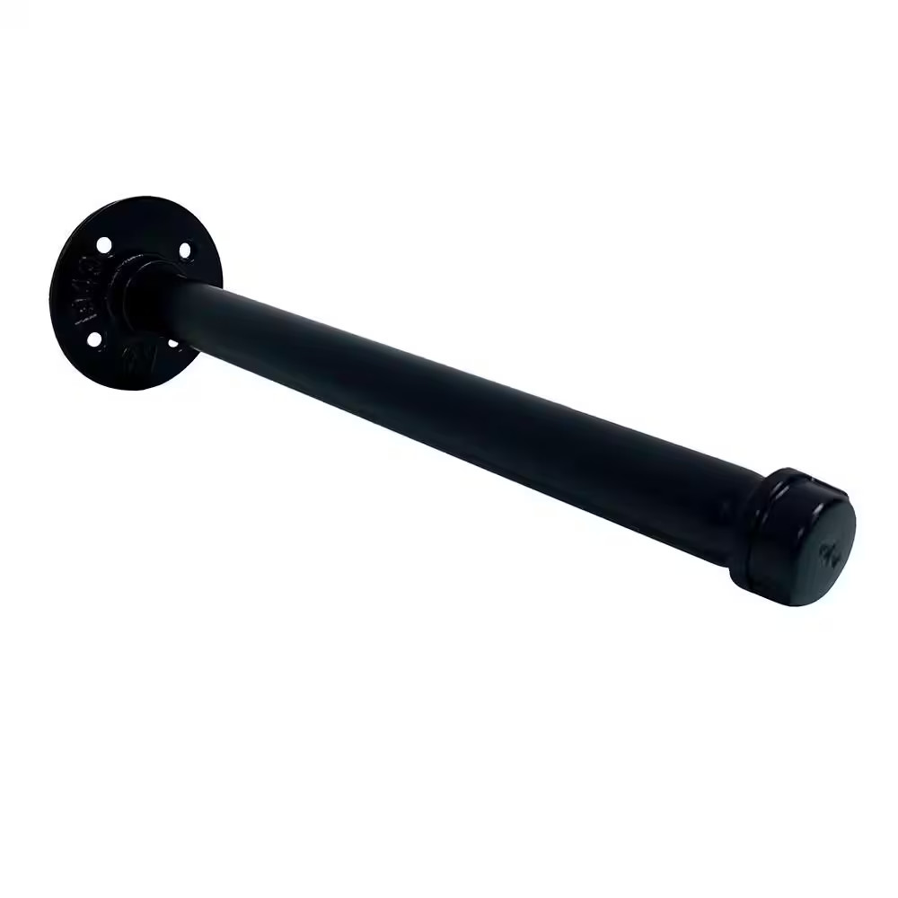 10 In. Pipe Bracket, (Similar to SKU 1005515013) Matte Black