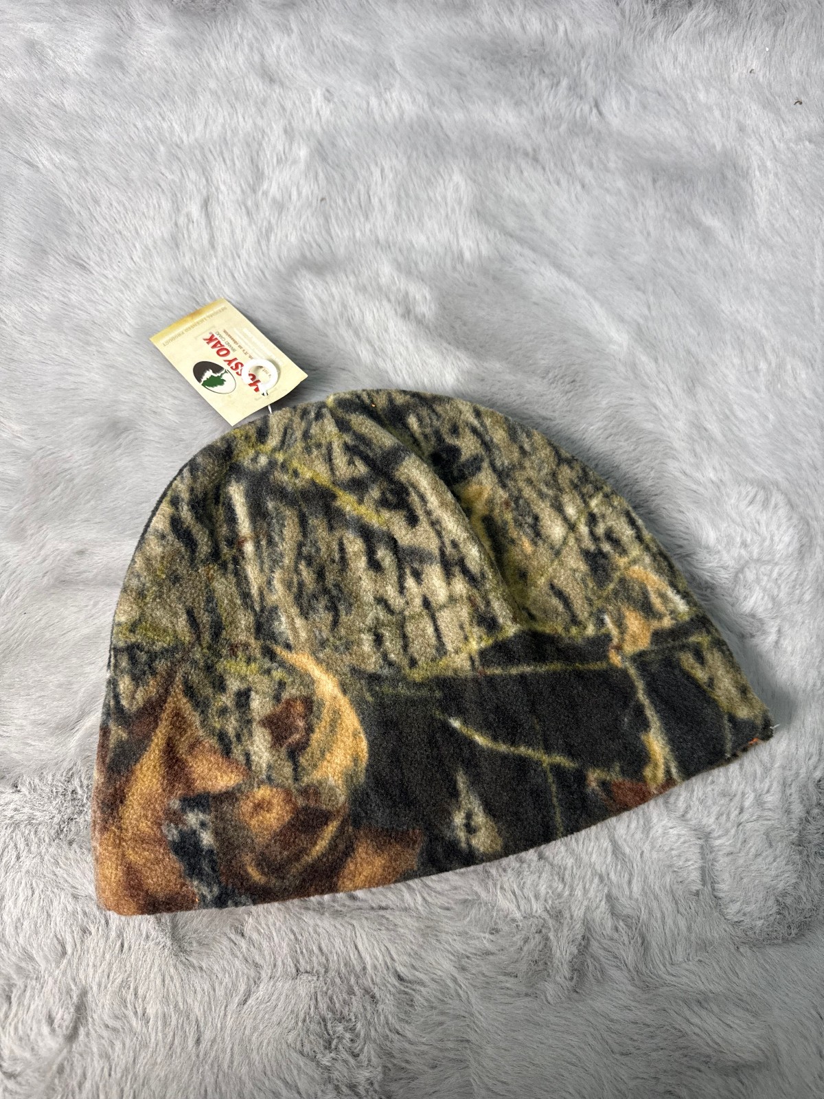 Mossy Oak Hat Cap Camouflage Reversible Beanie One Size Fits Most Outdoor