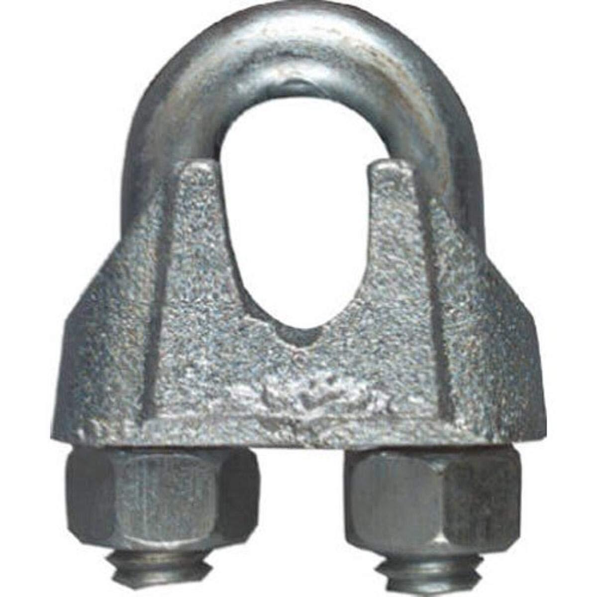 National N248-310 Zinc Plated 3/8" Wire Cable Clamp 3230BC