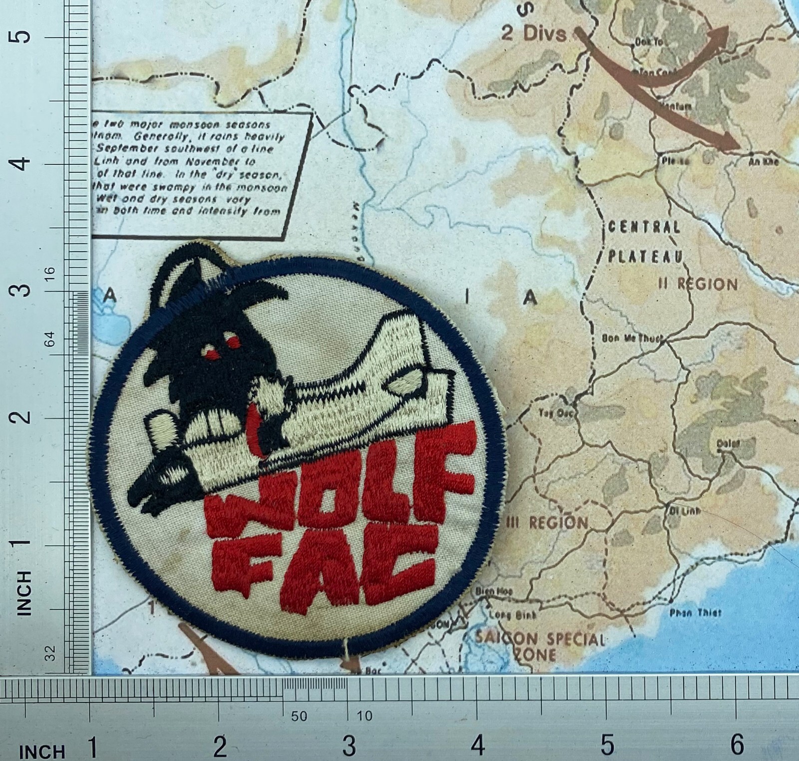 Patch , US Air Force PatcH , Patch , USAF WOLF FAC PATCH US Air Force Pat t2-651