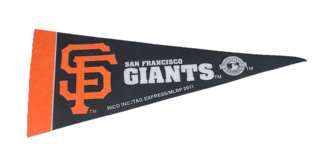 San Francisco Giants Mini Pennant 4”x9” MLB Baseball Flag- NEW