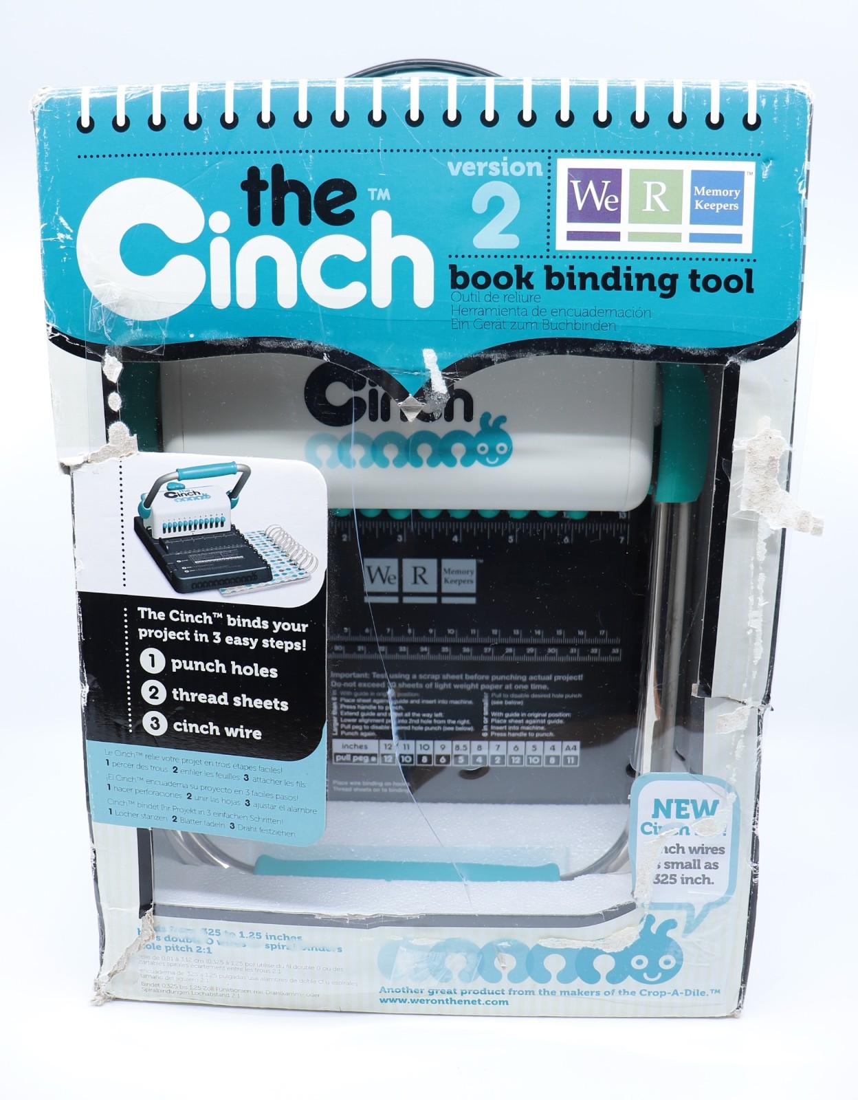 The Cinch We R Memory Keepers Book Binding Machine Tool New