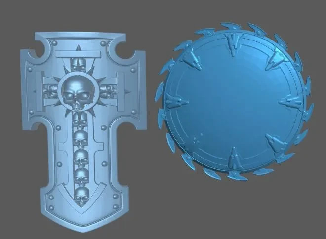 DARK AGES Bladeguard Storm Shields - Doom - 3x bits - for SM Primary Marines