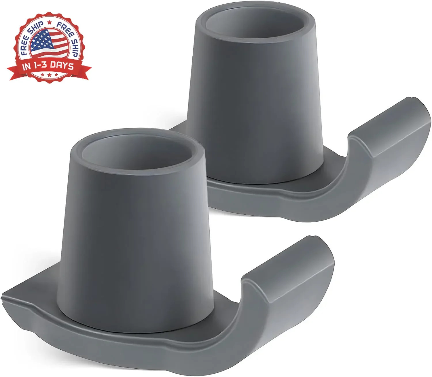 Walker Ski Glides, Universal Fit for Folding Walkers, Easy Install Durable Rubbe