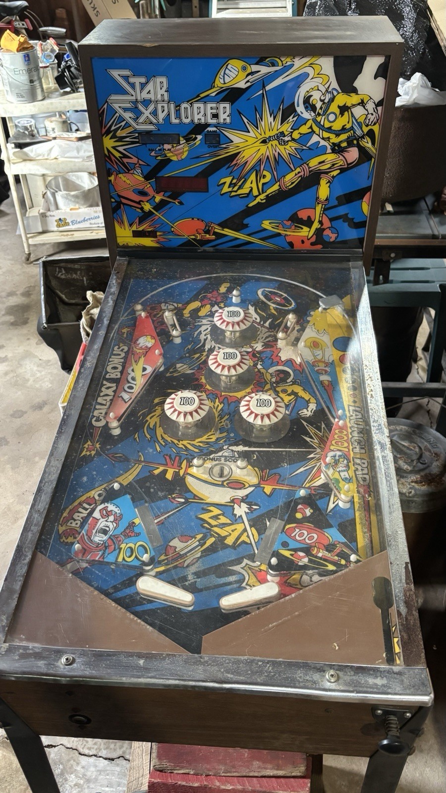 STAR EXPLORER Pinball Machine (1977) – Wonder Wizard / Sentinel Inc.