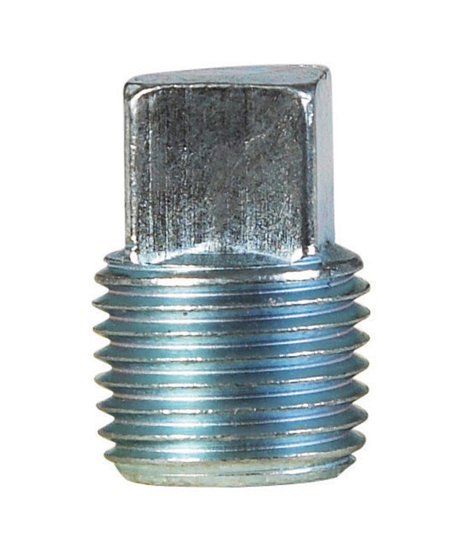 Billco 753288000322 Galvanized Steel Square Head Plug 1/4 MPT in. (Pack of 5)