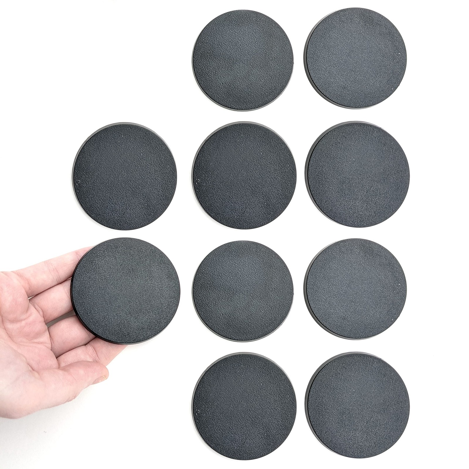 60mm Premium Blank Miniature Bases - Designed for 28mm Scale Tabletop War Gam...