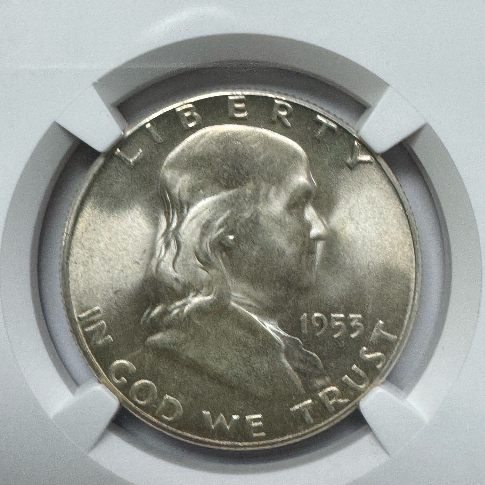 1953 S Franklin Half Dollar 50C NGC MS67