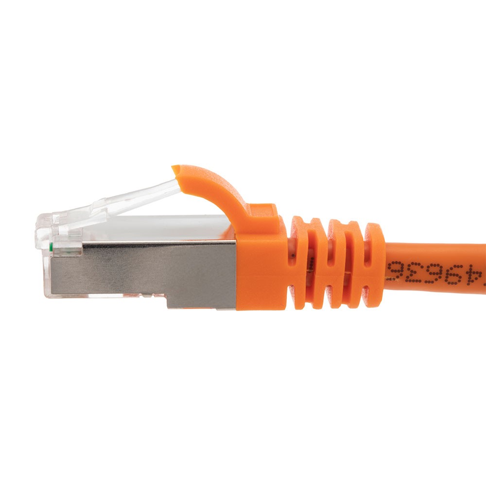 Ethernet Patch Cable CAT6, F/UTP, 26AWG, 2 Ft, 5 pack, Orange