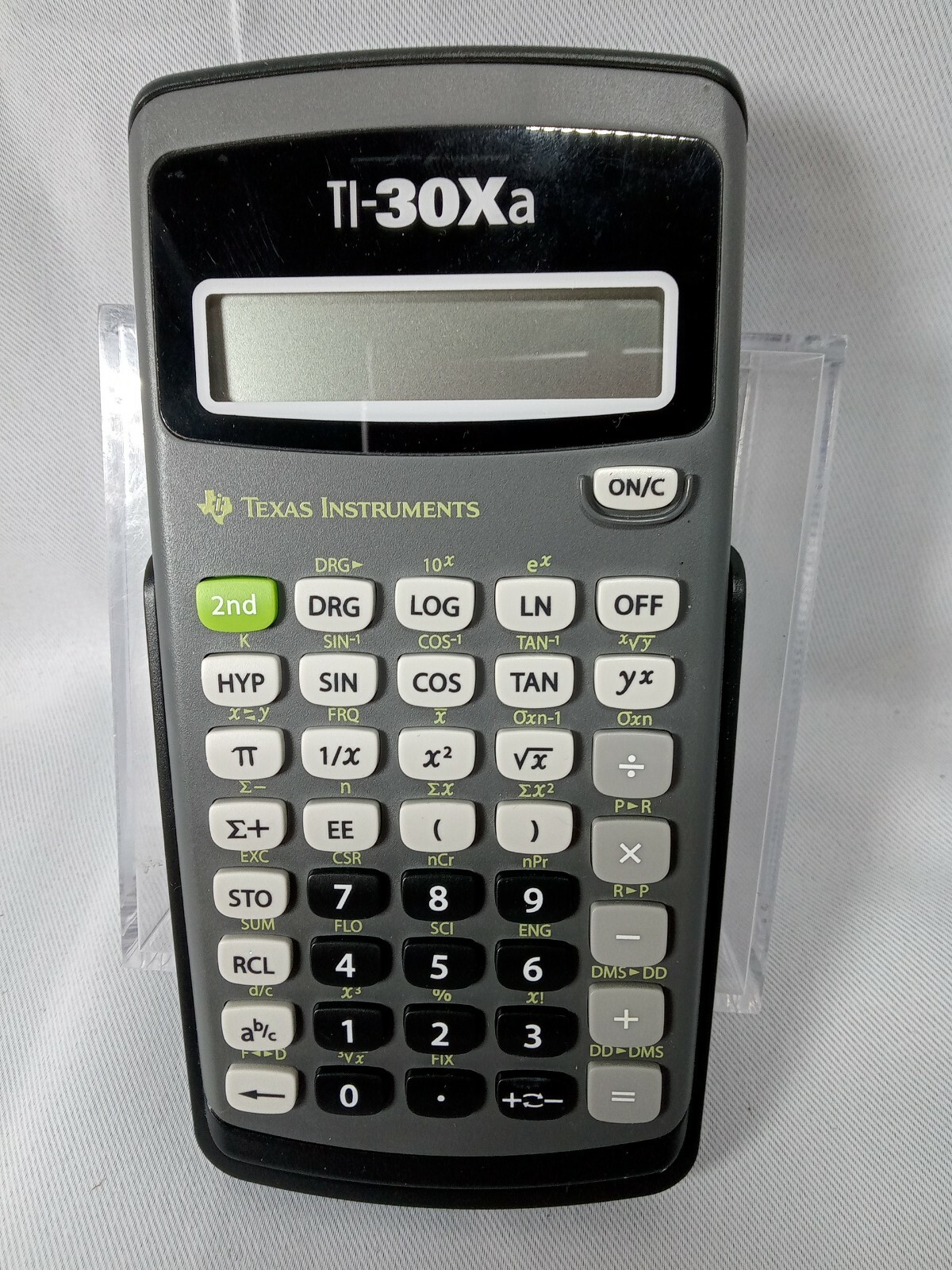 Texas Instruments TI-30Xa Calculator Tested and Working Inc Cover & Ref Card
