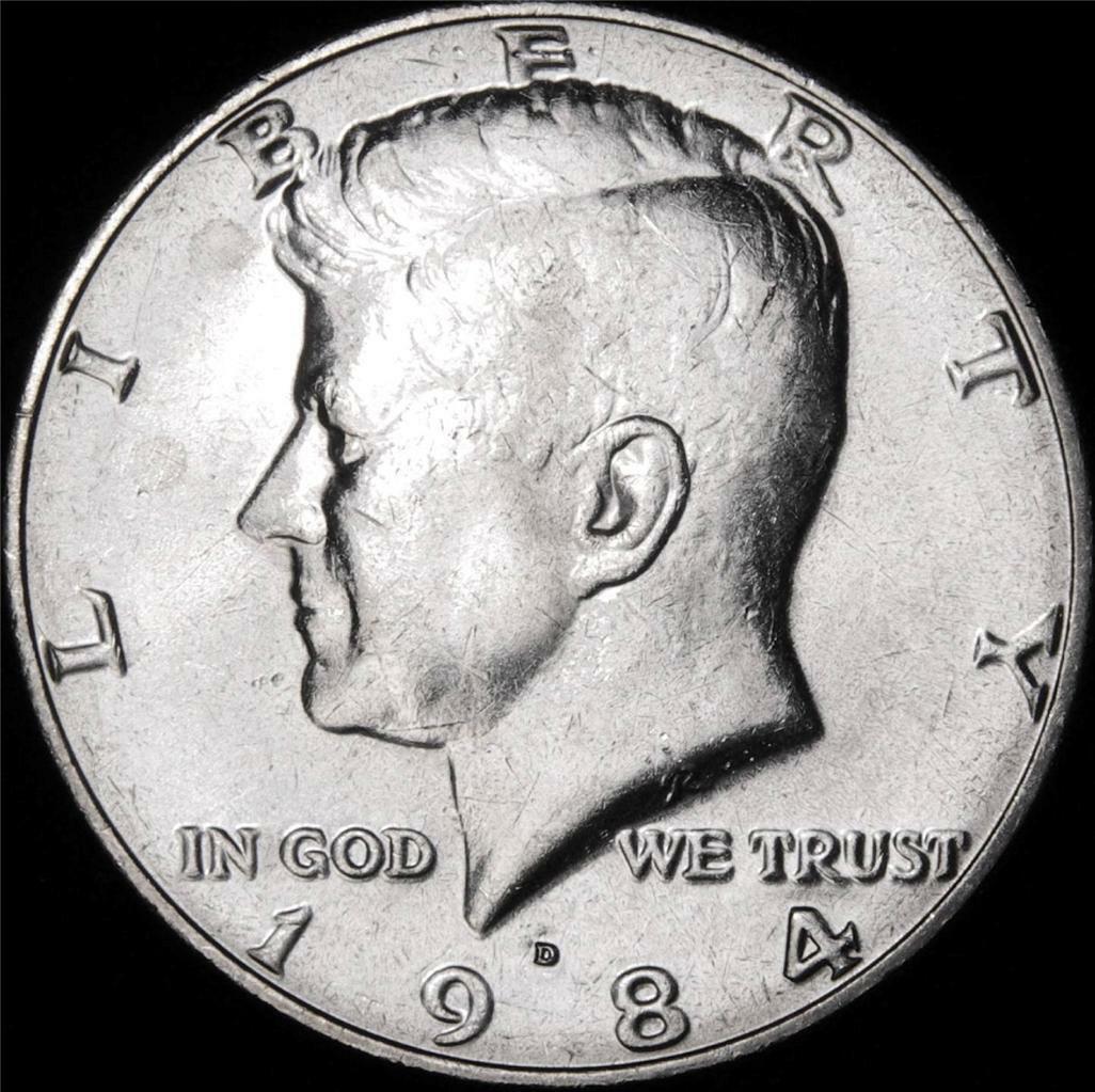 1984 D  Kennedy Half Dollar - BU