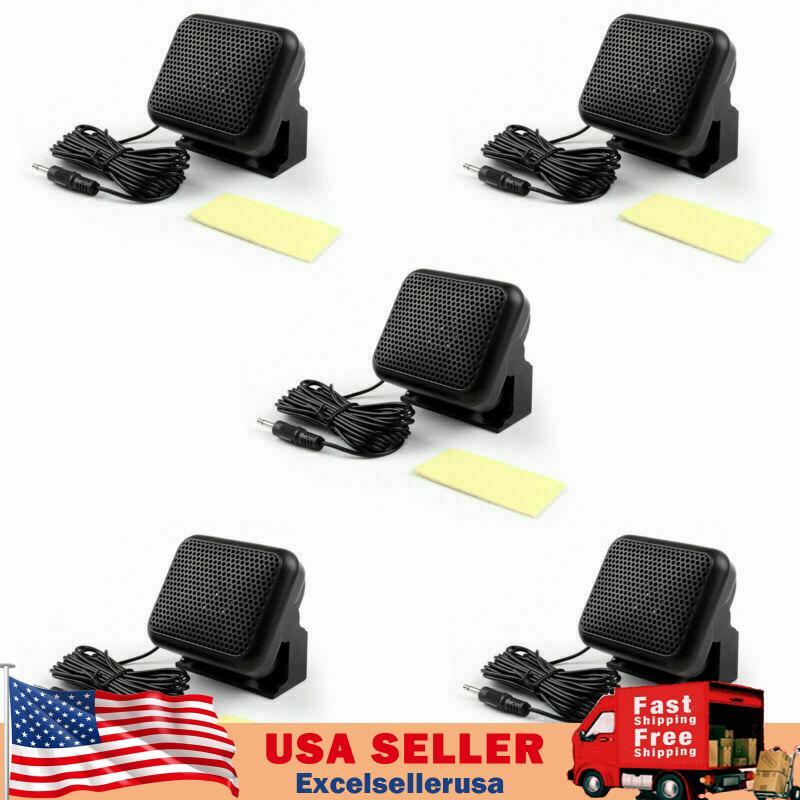 5x Mini Size Nagoya NSP-100 External Speaker For Yaesu Kenwood Icom CB Radio UE
