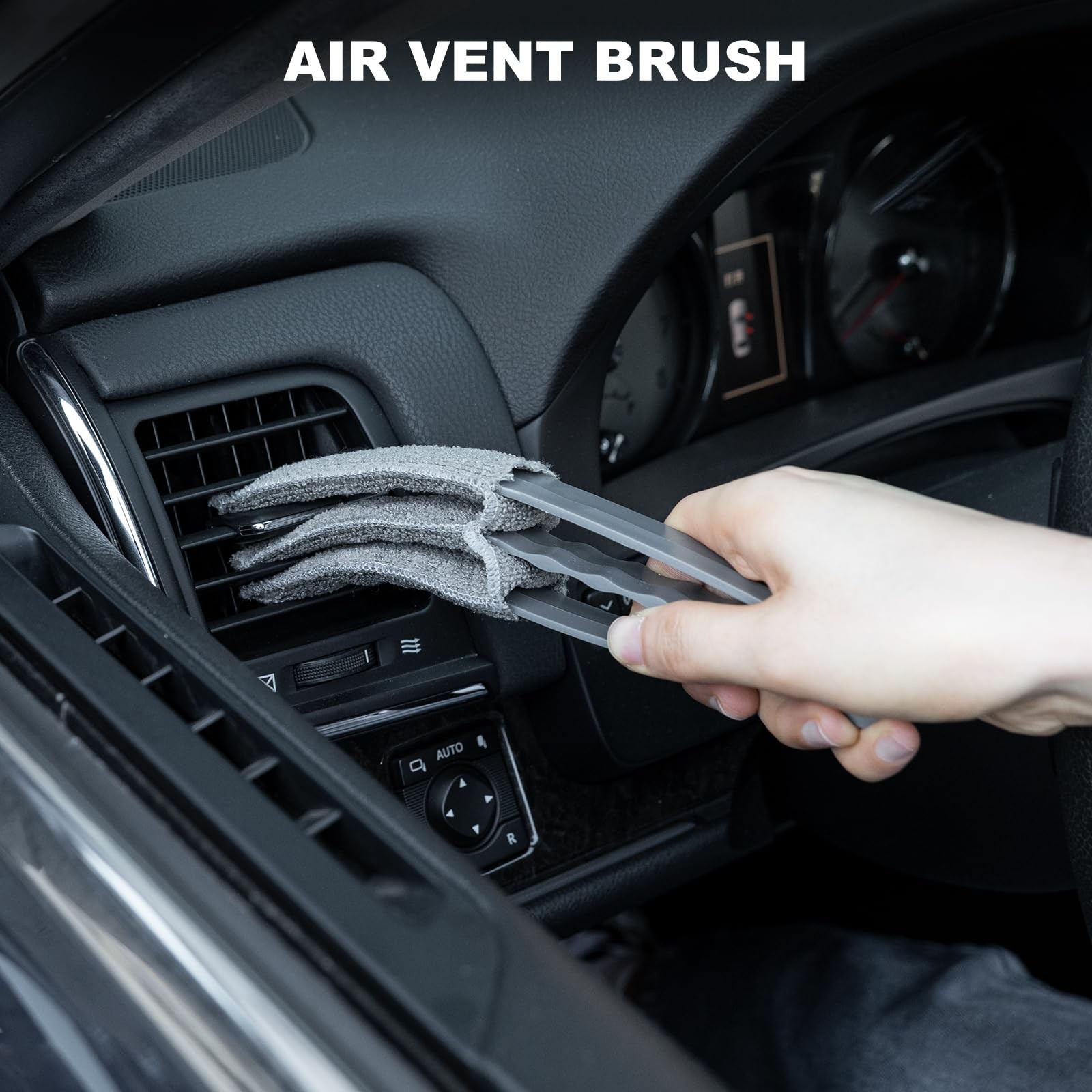 THINKWORK Car Interior Cleaning Kit, Duster Detail Brush,...