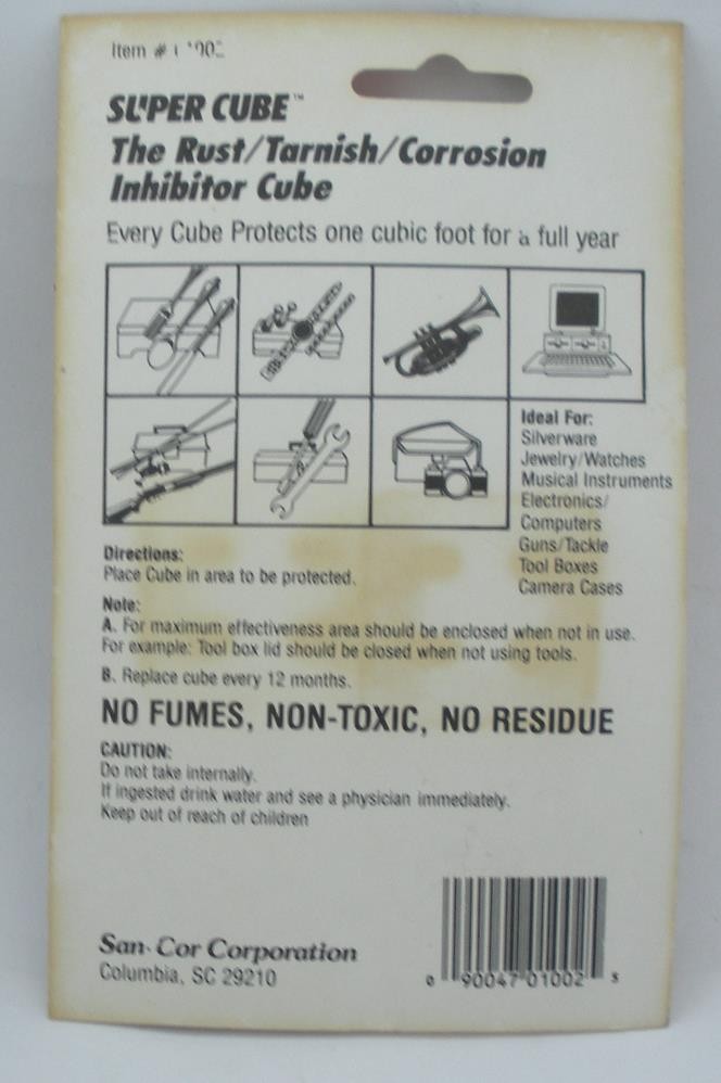 San-Cor 1002MIS Supercube Box Rust Corrosion Inhibitor