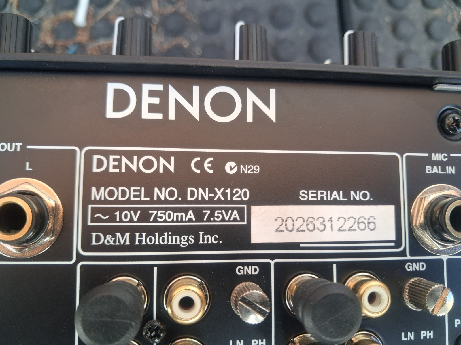 Denon DN-X120 2 Channel Professional Compact DJ Mixer
