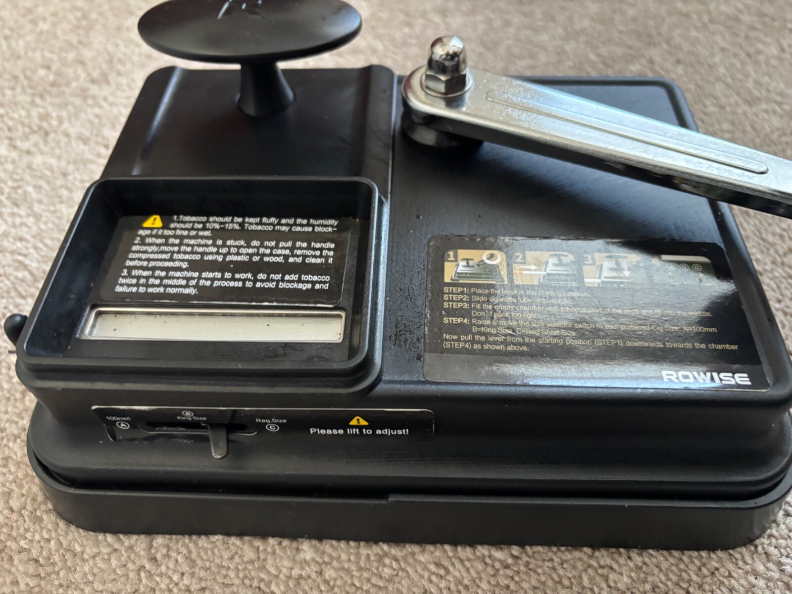 Cigarette Rolling Machine Manual Cigarettes/Tobacco Injecter