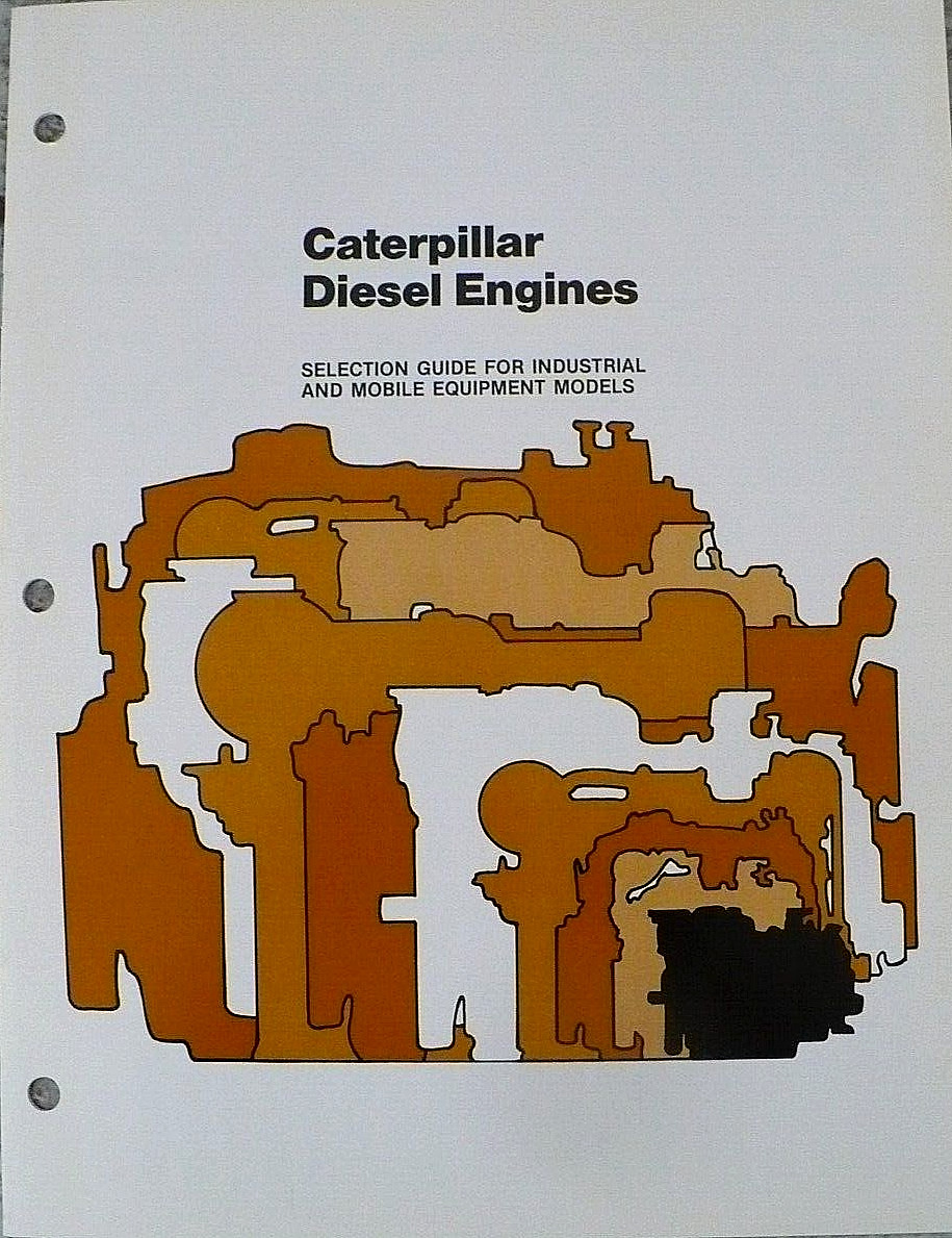 1985 CATERPILLAR DIESEL ENGINES  BROCHURE