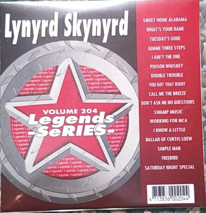 LEGENDS KARAOKE CDG LYNYRD SKYNYRD OLDIES ROCK #204 16 SONGS CD+G SWEET HOME
