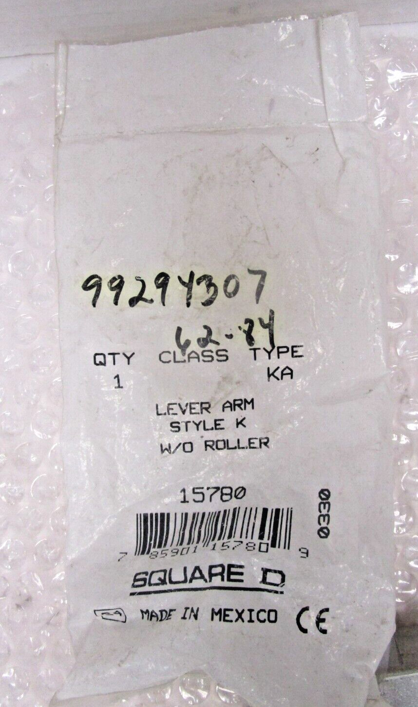(2) SQUARE D LIMIT SWITCH LEVER ARM 99294307