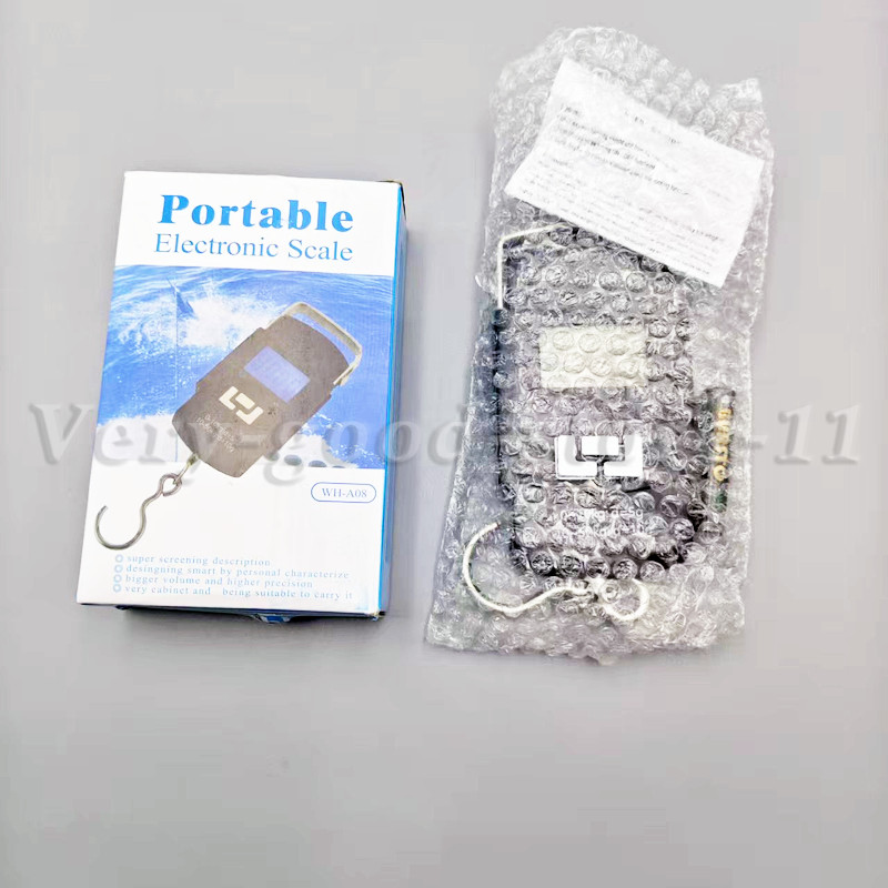 LCD Electronic Fishing Scale Portable Digital Luggage Weight Hanging Hook USA