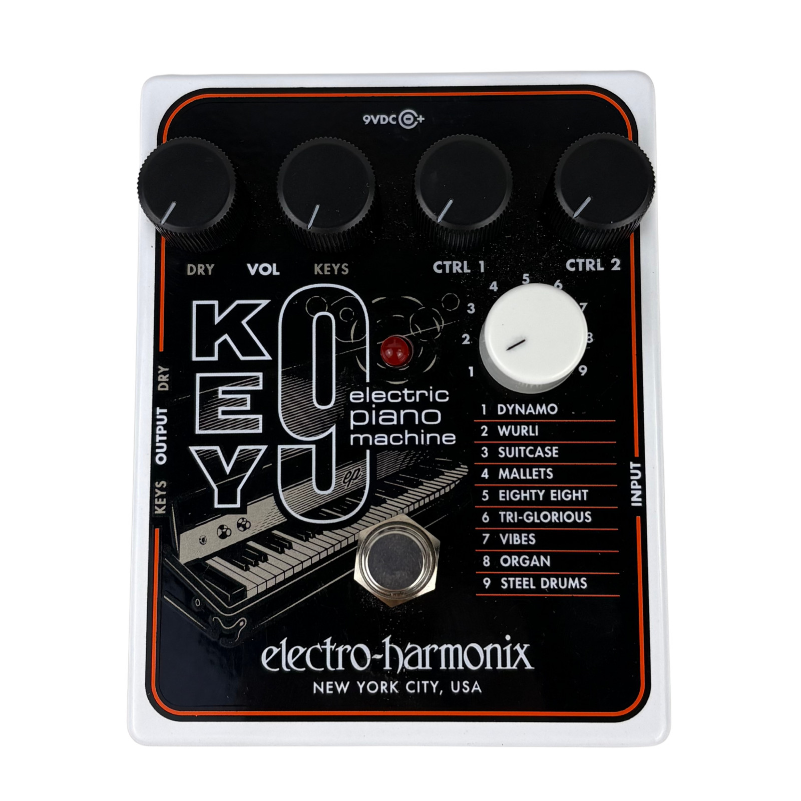 Electro-Harmonix Key9 Electric Piano Machine Guitar Pedal (Used)