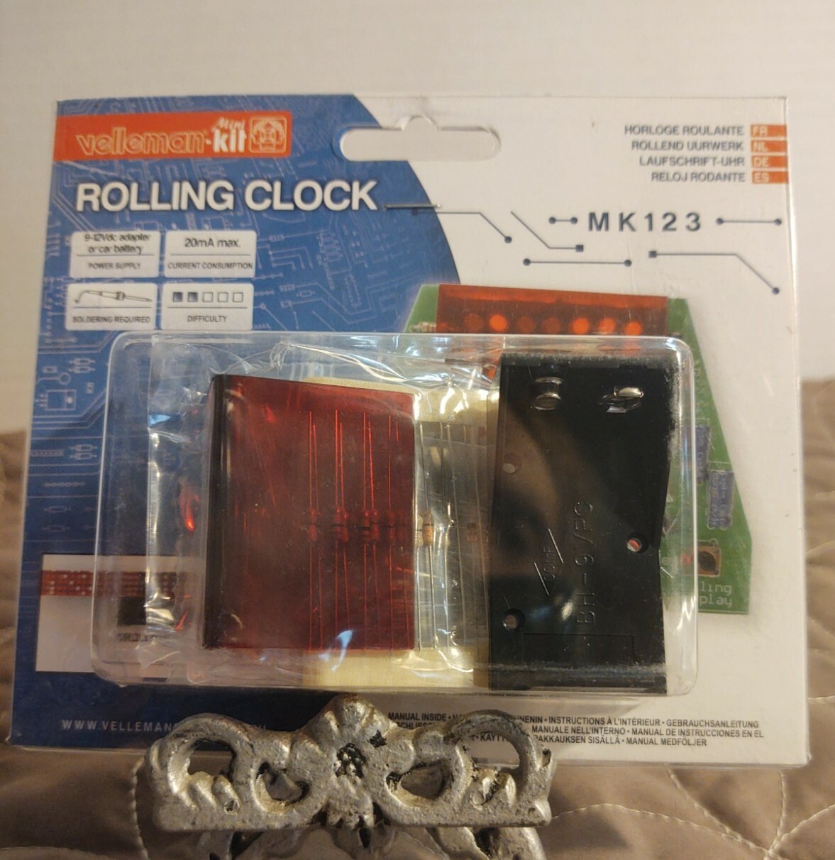 Velleman Rolling Clock Soldering Kit: MK123