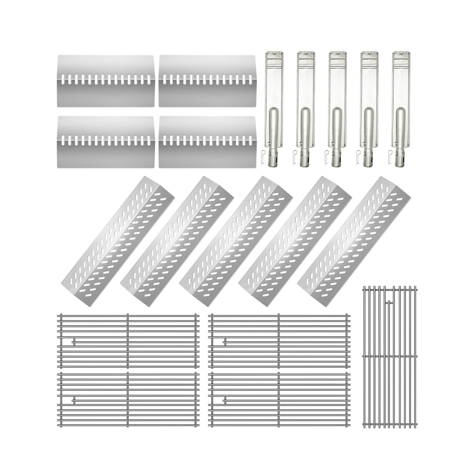 Stainless Steel 16631 Flame Tamer and 16520 Heat Plate Shield and 16516 Burne...