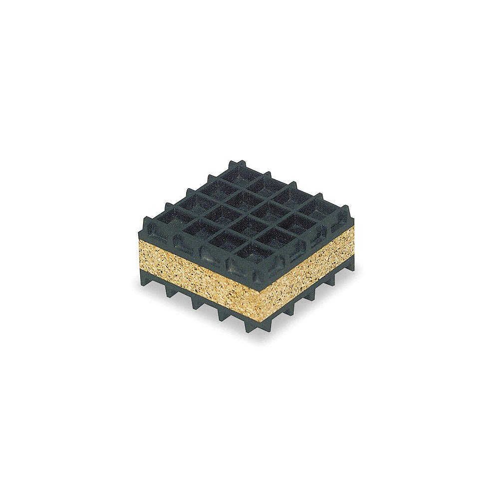 MASON 5C025 Vibration Isolator Pad,1 in H 5C025