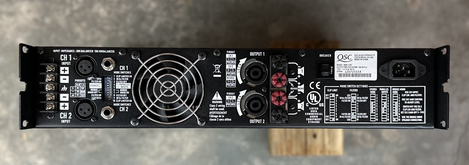 QSC RMX1450 2-Channel Power Amplifier