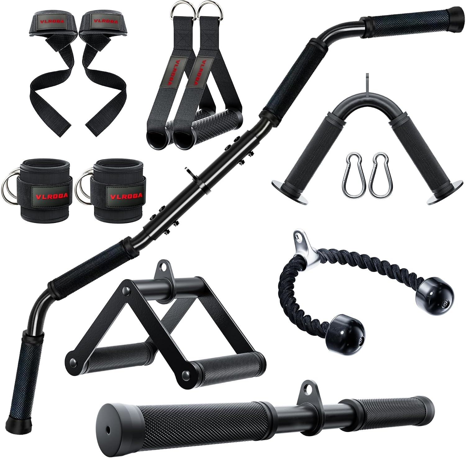 Cable Machine Accessories Triceps Home Gym Attachments