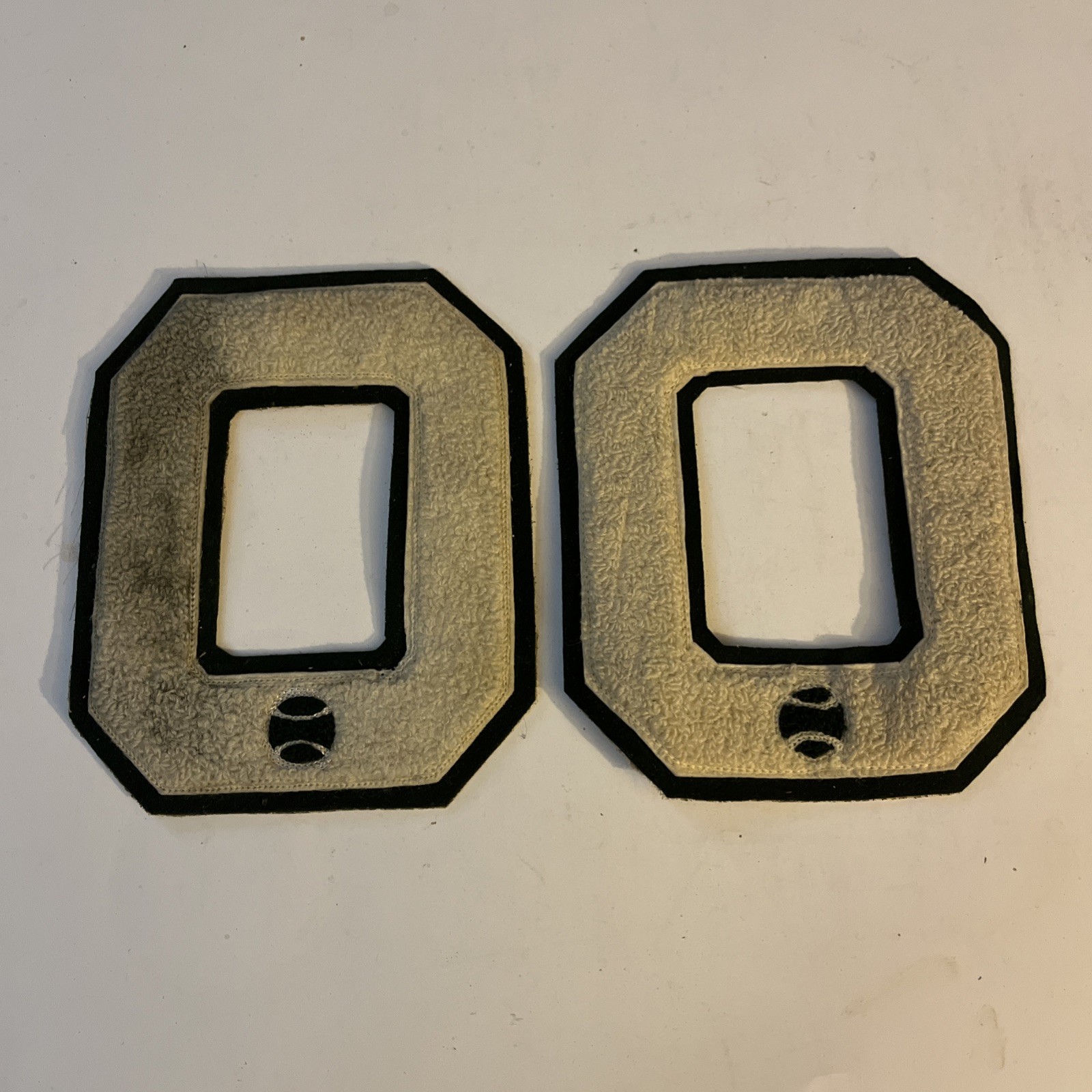 2 Vintage 1940's OLD TOWN HIGH SCHOOL MAINE Baseball Varsity Letter Patches