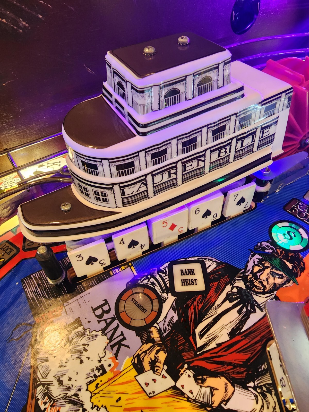 Maverick Pinball Boat Lauren Belle Reproduction