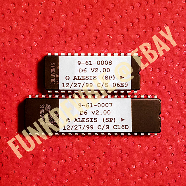 Alesis DM Pro OS v2.00 EPROM Firmware Upgrade SET / New ROM Final Update Chips