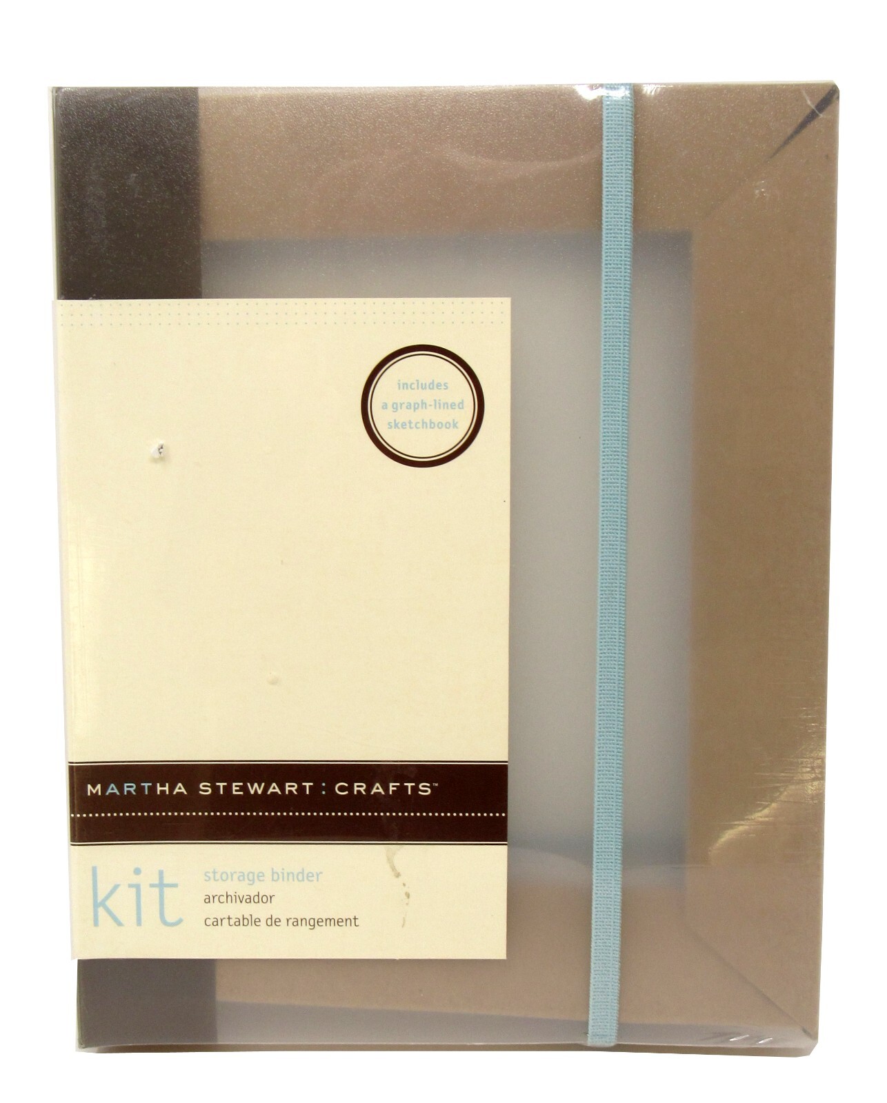 Martha Stewart Crafts Storage Binder Kit Elastic Closure 7.5" x 9.5" New Sealed