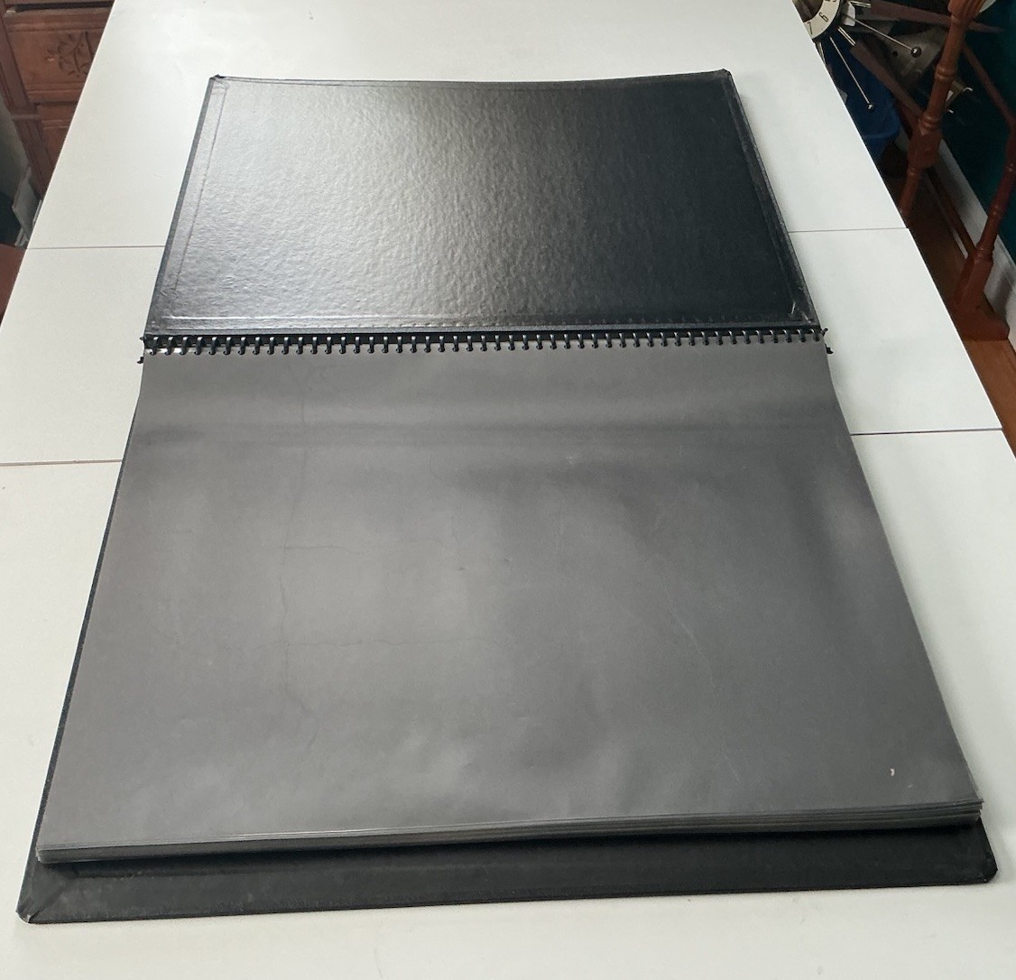 Vintage JM Joshua Meier 18x24 Artist Professional Presentation Portfolio 35 pgs