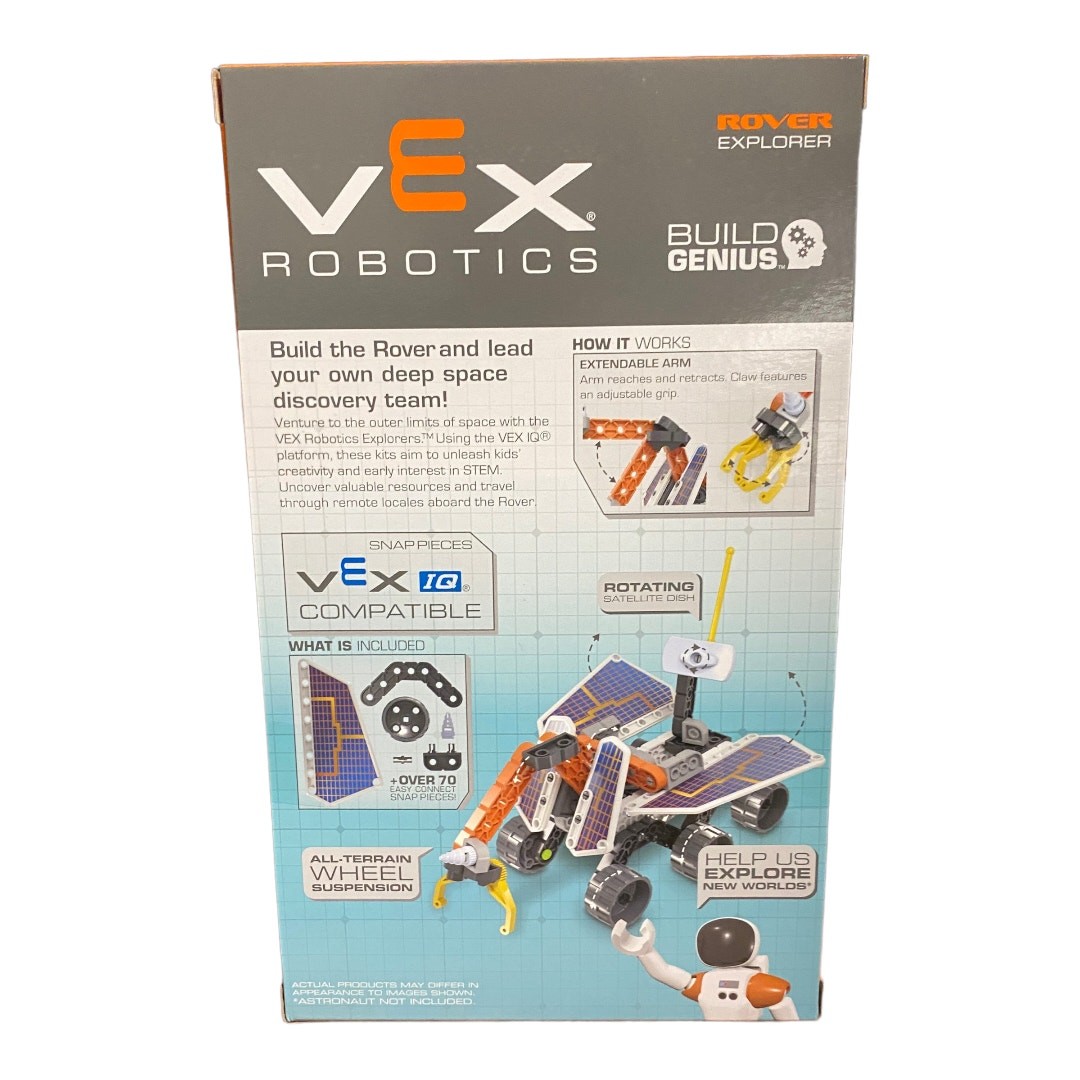 Hexbug Vex Robotics Rover Explorer STEM Starter Construction Kit 70+ Pieces New