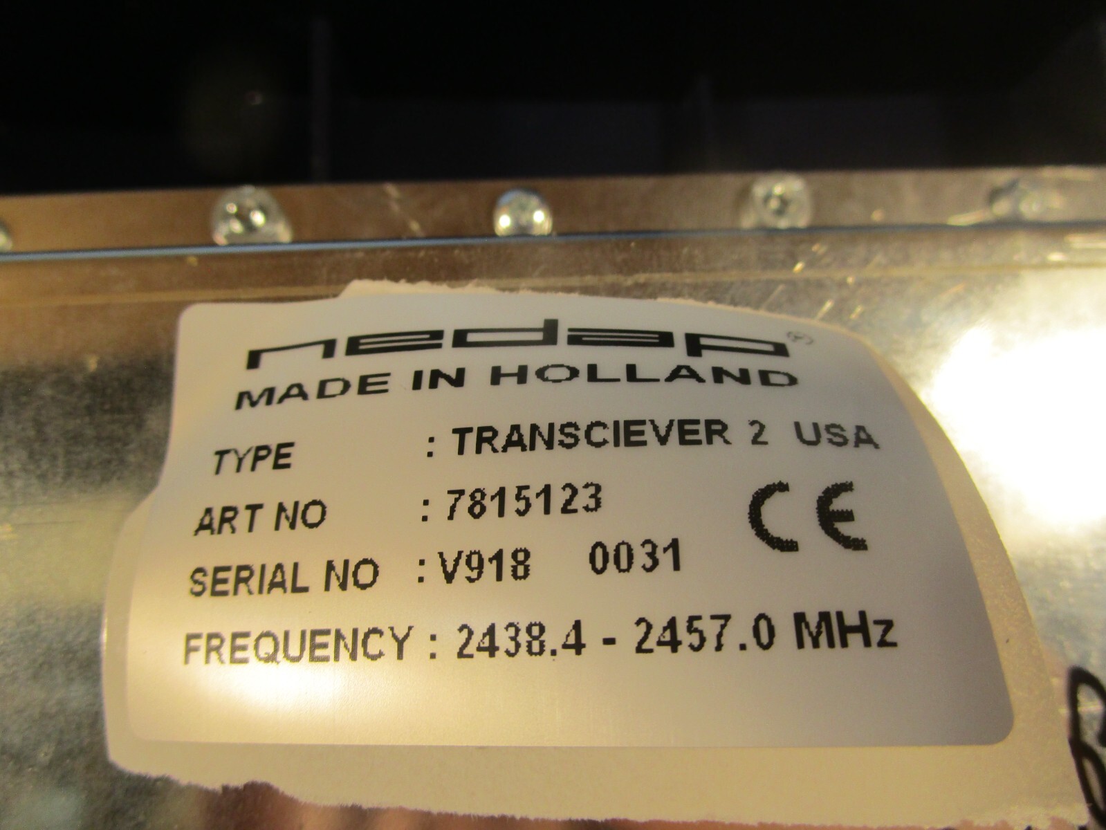 Nedap 9875220 Transit PS270 Long Range Vehicle Identification Reader